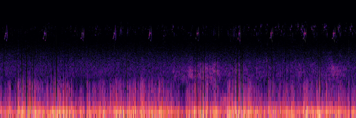 Spectrogram: Fox Sparrow Song With Possible Calls and Chorus